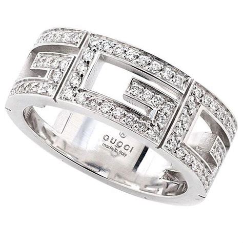 gucci ring white gold